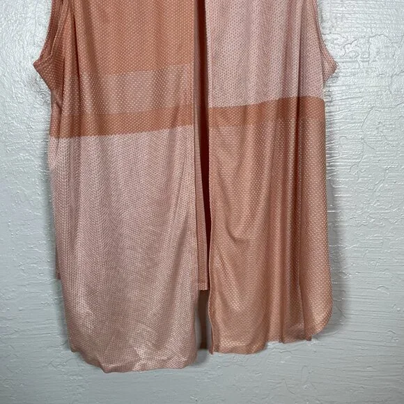 Nike Women XL Peach Orange Tech Pack Breathe Slit Back Train Tank Top AR6407 - Picture 6 of 8